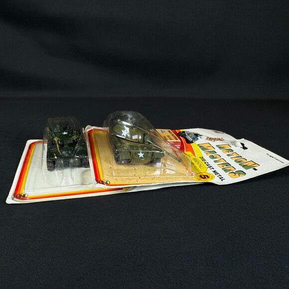2x ZEE ZYLMEX ZYLL ACTION MASTERS TANK M48 PATTON & M551 SHERIDAN 1:87 1993 - Picture 8 of 10